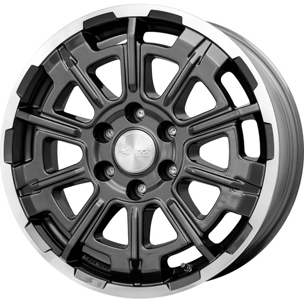 Janta aliaj Brock B45 7.5x18 5x130 ET43 HGVP - Himalaya-Grey Front-Poliert