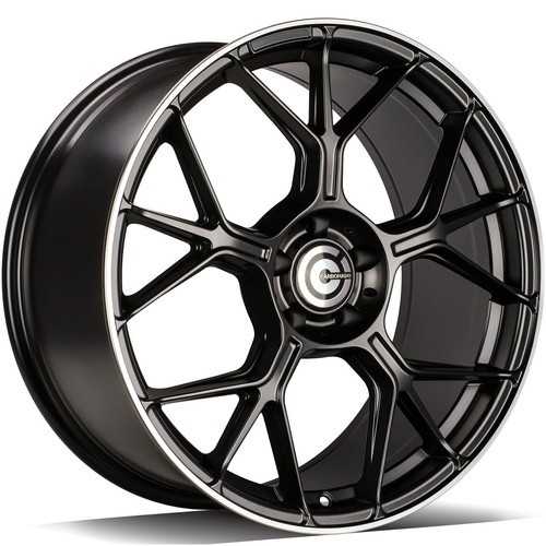 Janta aliaj Carbonado Chief 8.5x18 5x112 ET35 DMBLP - Deep Matt Black Lip Polished