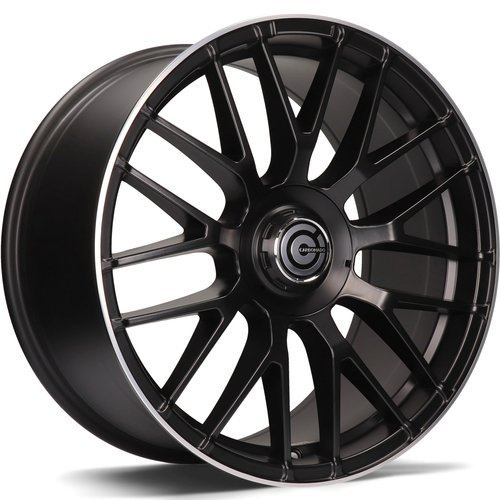 Janta aliaj Carbonado Dark 8.0x18 5x112 ET35 DMBLP - Deep Matt Black Lip Polished