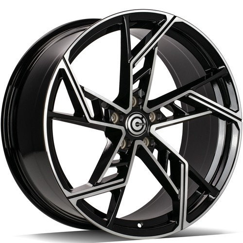 Janta aliaj Carbonado Evil 9.0x20 5x112 ET30 BFP - Black Front Polished