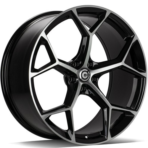 Janta aliaj Carbonado Fancy 9.5x22 5x112 ET25 BFP - Black Front Polished