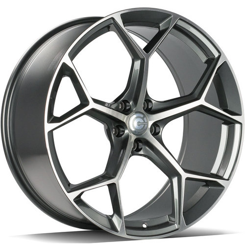 Janta aliaj Carbonado Fancy AFP - Anthracite Front Polished CB66.45 5/112 21X9.5 ET25