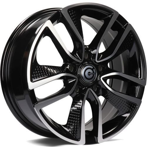 Janta aliaj Carbonado Force 6.5x15 5x114.3 ET38 BFP - Black Front Polished