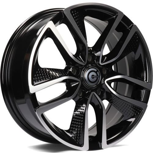 Janta aliaj Carbonado Force 6.5x16 5x114.3 ET40 BFP - Black Front Polished