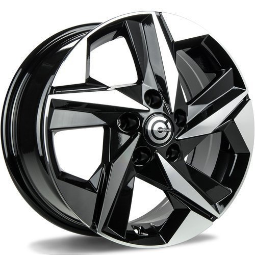 Janta aliaj Carbonado Kioto 6.5x16 5x114.3 ET40 BFP - Black Front Polished
