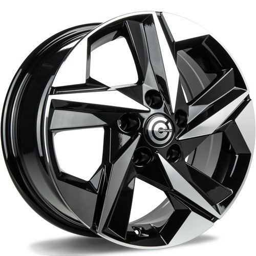 Janta aliaj Carbonado Kioto 7.5x17 5x114.3 ET45 BFP - Black Front Polished