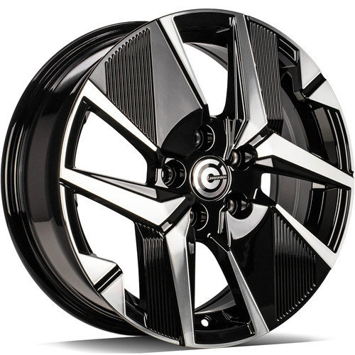 Janta aliaj Carbonado LOIRE 6.5x16 5x108 ET40 BFP - Black Front Polished