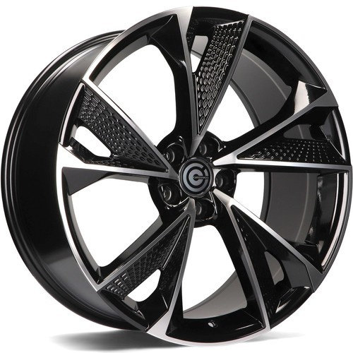 Janta aliaj Carbonado Luxury 8.0x18 5x112 ET45 BFP - Black Front Polished