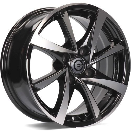 Janta aliaj Carbonado Marseille 6.5x15 4x108 ET25 BFP - Black Front Polished