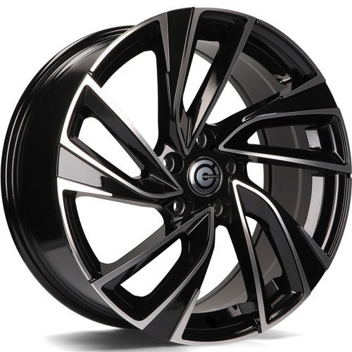Janta aliaj Carbonado MONACO BFP - Black Front Polished CB57.1 5/112 17X7.5 ET42
