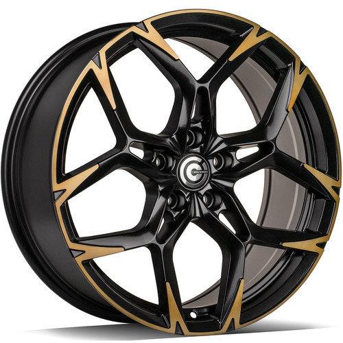 Janta aliaj Carbonado Monster 8.0x19 5x112 ET40 MBCF - Black Half Matt with Cooper Front
