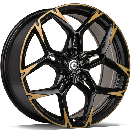Janta aliaj Carbonado Monster MBCF - Black Half Matt with Cooper Front CB57.1 5/112 18X8.0 ET40