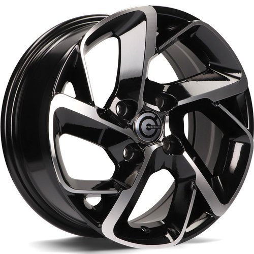 Janta aliaj Carbonado Nantes 6.5x15 4x108 ET25 BFP - Black Front Polished