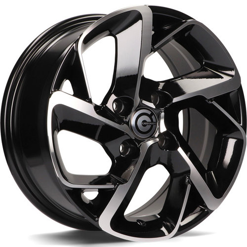 Janta aliaj Carbonado Nantes 7.0x16 4x108 ET25 BFP - Black Front Polish