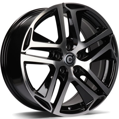 Janta aliaj Carbonado Nice 7.5x17 5x108 ET45 BFP - Black Front Polished