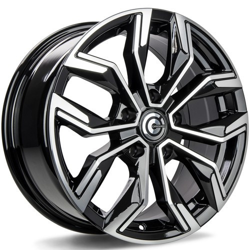 Janta aliaj Carbonado Price 6.5x16 5x114.3 ET40 BFP - Black Front Polished