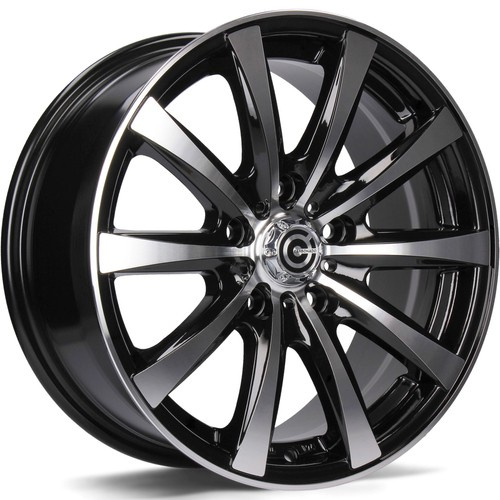 Janta aliaj Carbonado Raven BFP - Black Front Polished CB71.1 5/118 16X7.0 ET40