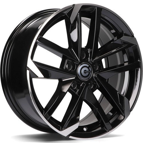 Janta aliaj Carbonado Rennes 6.5x15 4x108 ET25 BFP - Black Front Polished