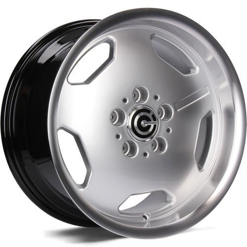 Janta aliaj Carbonado Retro 8.0x17 5x112 ET35 DHSLP - Diamond Hyper Silver Lip Polished