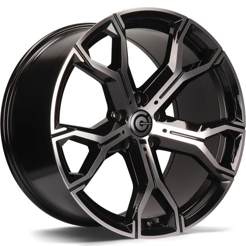 Janta aliaj Carbonado Ring 9.5x21 5x112 ET37 BFP - Black Front Polished