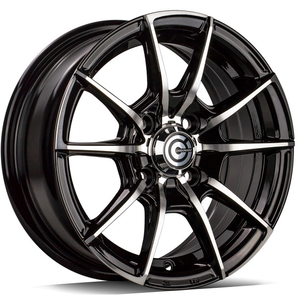 Janta aliaj Carbonado Scooter 5.5x13 4x100 4x98 ET30 BFP - Black Front Polished
