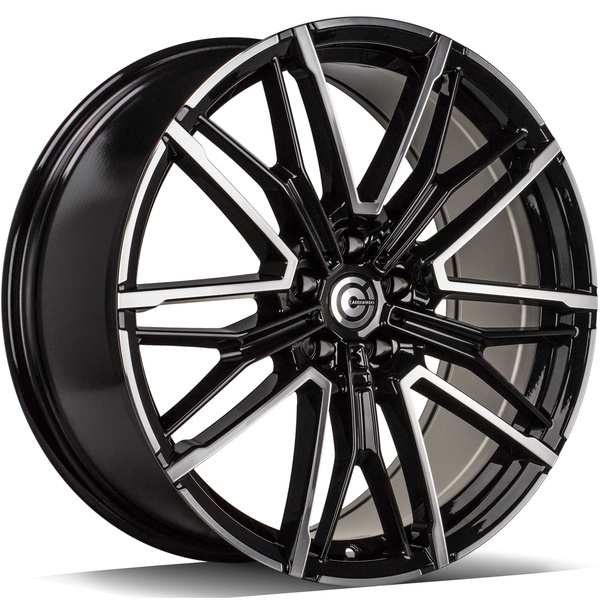Janta aliaj Carbonado Shade 9.0x19 5x120 ET35 BFP - Black Front Polish
