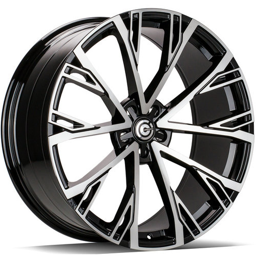 Janta aliaj Carbonado Star 8.5x19 5x112 ET35 BFP - Black Front Polished