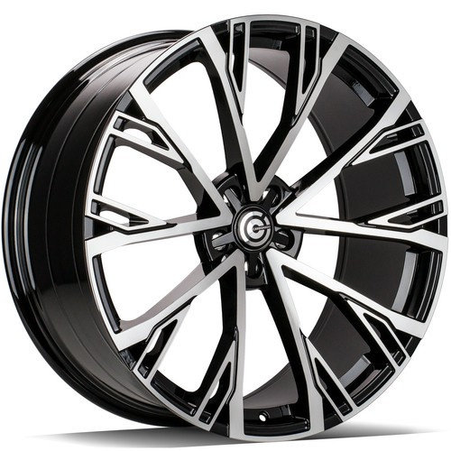 Janta aliaj Carbonado Star 8.5x19 5x112 ET35 BFP - Black Front Polished