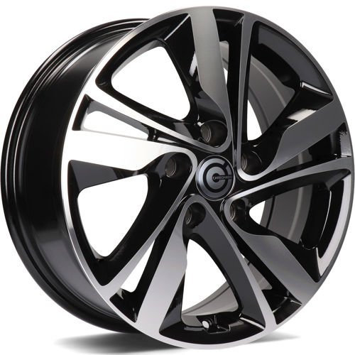 Janta aliaj Carbonado Sunshine BFP - Black Front Polished CB73.1 5/114.3 16X6.5 ET40