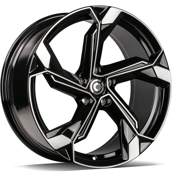 Janta aliaj Carbonado Superstar 8.0x18 5x112 ET35 BFP - Black Front Polished