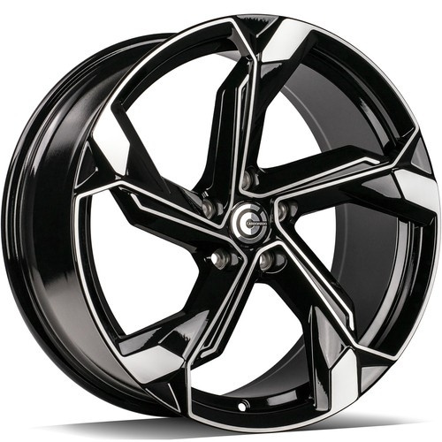 Janta aliaj Carbonado Superstar 8.0x18 5x112 ET35 BFP - Black Front Polished