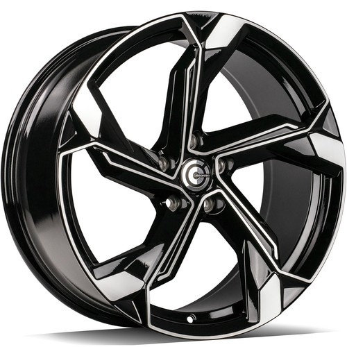 Janta aliaj Carbonado Superstar 8.0x18 5x112 ET35 BFP - Black Front Polished