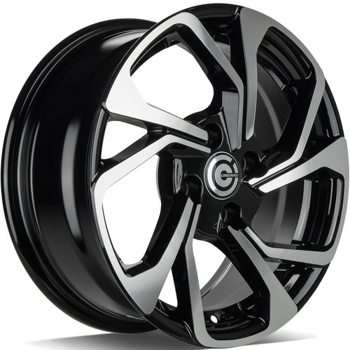 Janta aliaj Carbonado Swift 6.5x15 4x100 ET35 BFP - Black Front Polished