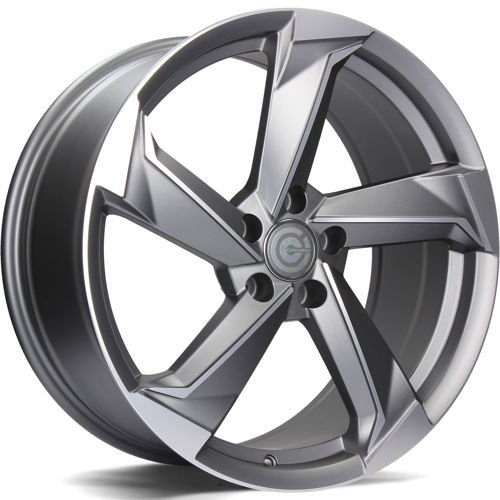 Janta aliaj Carbonado Twist 8.0x18 5x112 ET35 MAFP - Matt Anthracite Front Polished