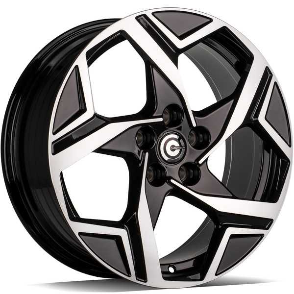 Janta aliaj Carbonado Whistle 7.0x17 5x114.3 ET40 BFP - Black Front Polished