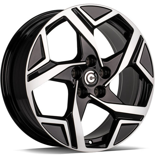 Janta aliaj Carbonado Whistle 7.5x18 5x114.3 ET40 BFP - Black Front Polished