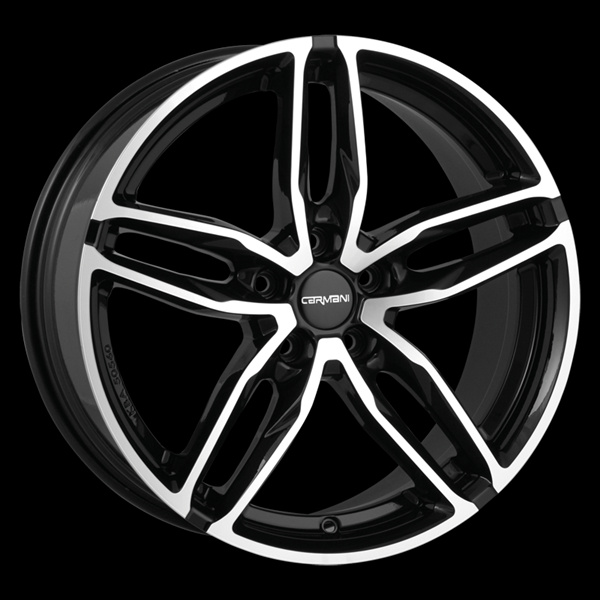 Janta aliaj Carmani 13 Twinmax 8.5x19 5x112 ET35 BP - black polish
