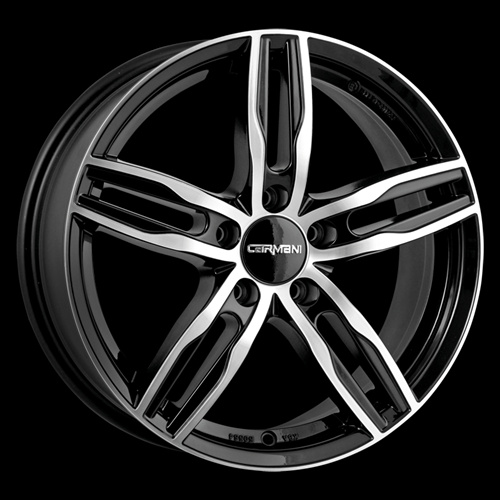 Janta aliaj Carmani 14 Paul BP - black polish CB66.5 5/112 17X7.5 ET35