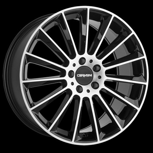 Janta aliaj Carmani 17 Fritz 8.0x18 5x112 ET35 BP - black polish