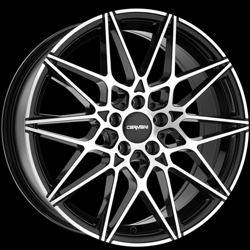 Janta aliaj Carmani 18 Knut BP - black polish CB72.6 5/120 19X8.0 ET35