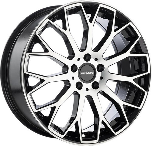Janta aliaj Carmani 22 Franz 8.0x19 5x112 ET37 BP - Black Polish