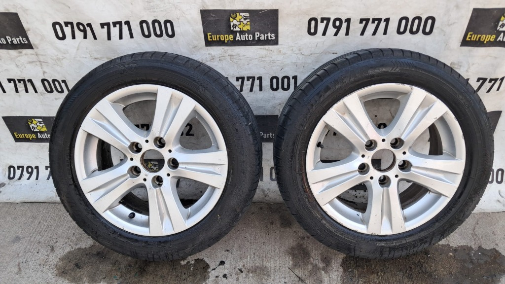 Janta aliaj cu anvelopa 5x120 205/55 R16 BMW seria 1 seria 3 seria 5 E87 E81 E90 E91 E60 cod 6779696