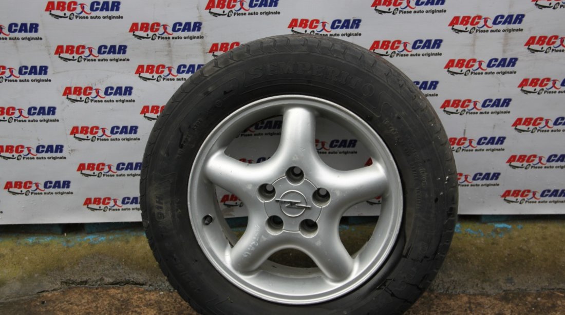 Janta aliaj cu anvelopa Simperit 195 / 65 / R15 6JX15 5X110 ET 49 Opel Vectra B model 2000