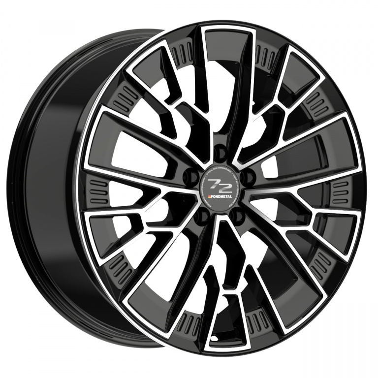 Janta aliaj FONDMETAL 1972 (8300) 9x20 5x112 ET36 GLOSSY BLACK MACHINED