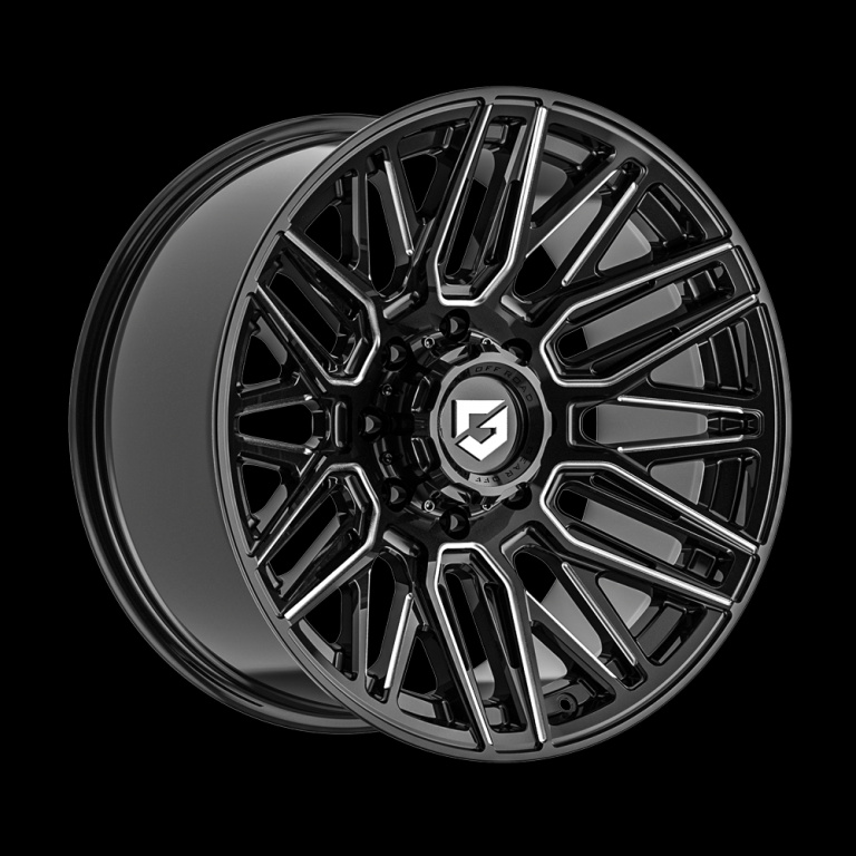 Janta aliaj FONDMETAL 770 EDGE (GEAR OFF ROAD) 9x20 8x180 ET18 GLOSSY BLACK MILLED