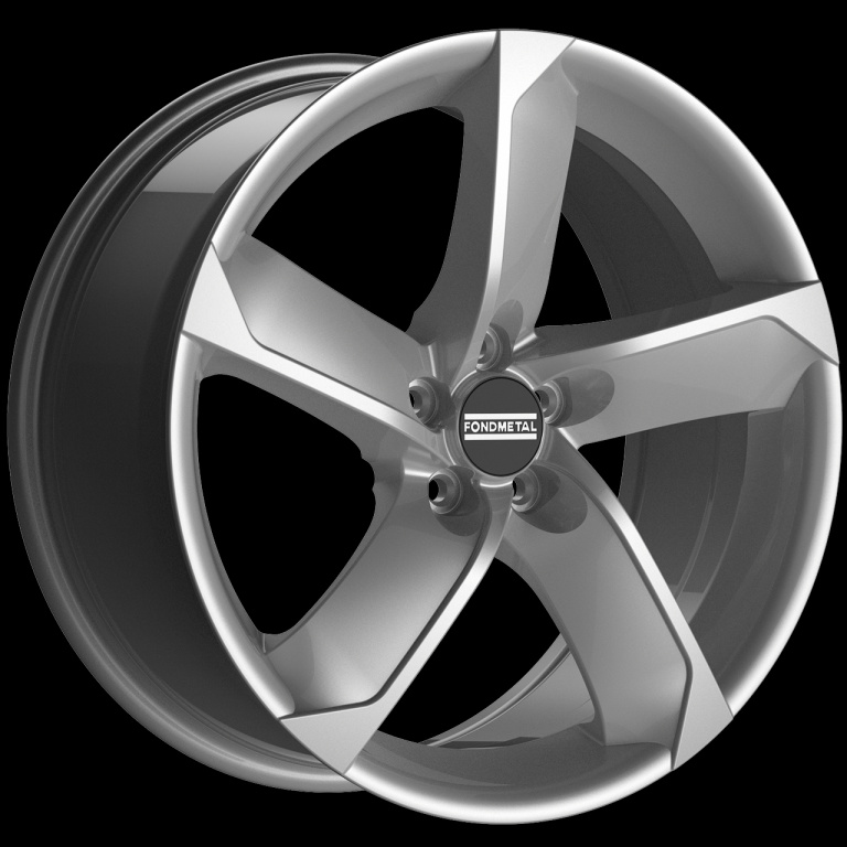 Janta aliaj FONDMETAL 7900 GLOSSY SILVER CB56.1 5/100 16X6.5 ET48