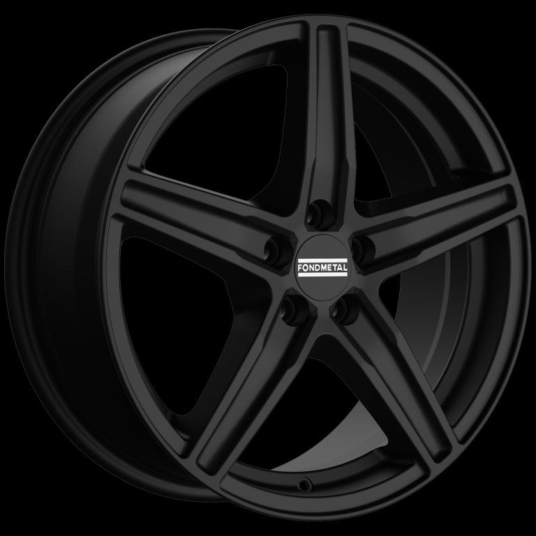 Janta aliaj FONDMETAL 8100 MATT BLACK CB67.2 5/114.3 16X6.5 ET46