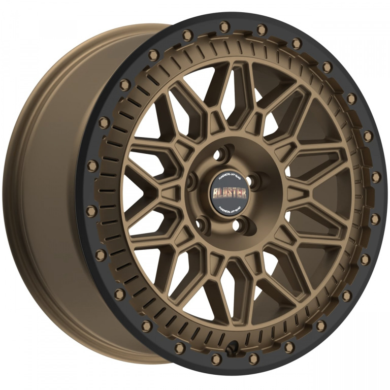 Janta aliaj FONDMETAL 8400 (BLUSTER) 8.5x17 6x139.7 ET50 MATT BRAUN BLACK LIP