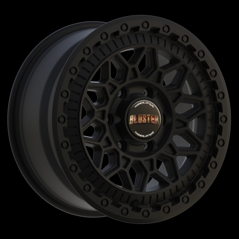 Janta aliaj FONDMETAL 8400 (BLUSTER) 8x18 5x130 ET52 MATT BLACK