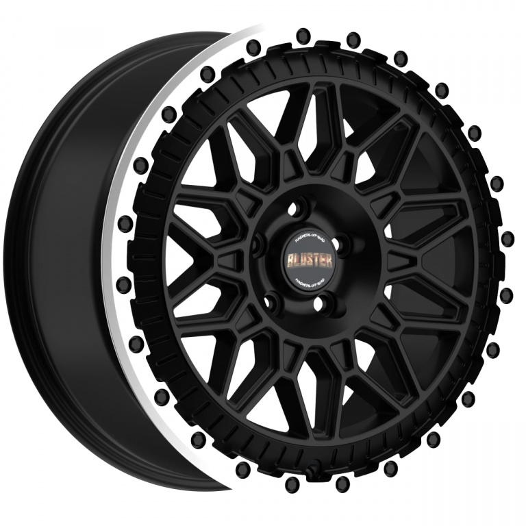 Janta aliaj FONDMETAL 8400 (BLUSTER) 8x18 6x130 ET50 MATT BLACK MACHINED LIP